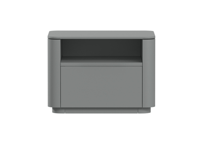 Тумбочка Ellipsefurniture Тумба прикроватная Tammi 1 полка 1 ящик ширина 50 см (серый) арт. TM010205260101