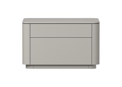 Тумбочка Ellipsefurniture Тумба прикроватная Tammi 2 ящика ширина 60 см (серо-бежевый) арт. TM010202160101