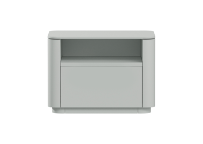 Тумбочка Ellipsefurniture Тумба прикроватная Tammi 1 полка 1 ящик ширина 50 см (cветло-серый) арт. TM010204260101