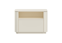 Тумбочка Ellipsefurniture Тумба прикроватная Tammi 1 полка 1 ящик ширина 50 см (молочный) арт. TM010203260101