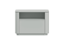 Тумбочка Ellipsefurniture Тумба прикроватная Tammi 1 полка 1 ящик ширина 50 см (cветло-серый) арт. TM010204260101