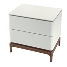 Тумбочка MOD INTERIORS Прикроватная тумбочка CALPE арт. MDI.BST.CP.21, арт. CP2303H2-4837-V36F/RAL9002 Bedside table