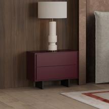 Тумбочка MOD INTERIORS Прикроватная тумбочка MIRAMAR арт. MDI.BST.MRM.89, арт. CP2202H5-RAL0202029/SS4 bedside table push to open