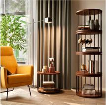 Тумбочка MOD INTERIORS Прикроватная тумбочка/ Приставной столик MENORCA арт. MDI.BST.MN.4, арт. CP1903H1 round bedside table