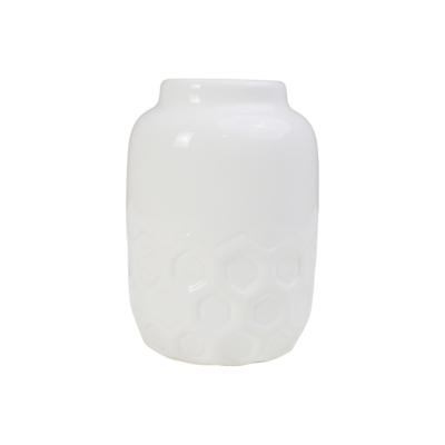 Ваза AksHome Ваза керамическая MONK, белый, 9,5*9,5*13,5см арт. ZN-381554