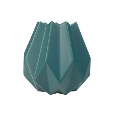 Ваза AksHome Ваза керамическая SHERY, зеленый, 13*13см арт. ZN-381569