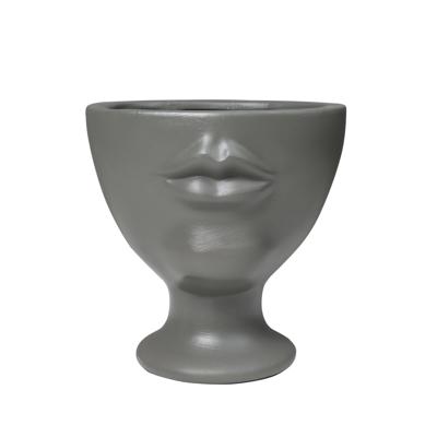 Ваза AksHome Ваза керамическая ADRIA, серый, 15*15*15см арт. ZN-381583