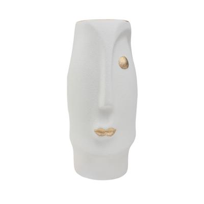 Ваза AksHome Ваза керамическая COLD, белый, 11*11*19,5см арт. ZN-381587