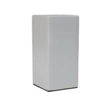 Ваза AksHome Ваза керамическая EASY, серый, 7.8*15см арт. ZN-381549