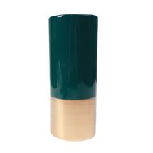 Ваза AksHome Ваза керамическая TRES, зеленый, 7,5*18,5см арт. ZN-381571