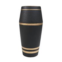 Ваза AksHome Ваза керамическая STORM, черный, 11*11*20см арт. ZN-381578