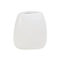 Ваза AksHome Ваза керамическая GHOST, белый, 11,5*10,5*10,5см арт. ZN-381547