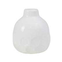 Ваза AksHome Ваза керамическая MONK, белый, 9,5*9,5*10см арт. ZN-381550