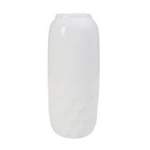 Ваза AksHome Ваза керамическая MONK, белый, 9,5*9,5*21см арт. ZN-381558