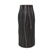 Ваза AksHome Ваза керамическая WOOD, черный, 10,5*10,5*24см арт. ZN-381600