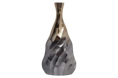 Ваза Garda Decor 71PN-1232 Ваза металлическая черно-золотистая 23*9*50см арт. 71PN-1232