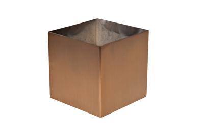 Ваза Garda Decor 58DB-38002 Ваза нерж.ст/мат.бронза 10*10*10см арт. 58DB-38002