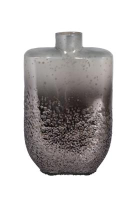 Ваза Garda Decor 71PN-52209 Ваза декоративная стекл. серо-золотистая 16*9*25см арт. 71PN-52209