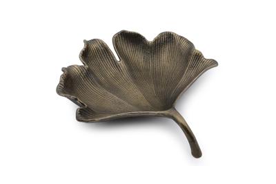Ваза Garda Decor 69-1117210 Блюдо декоративное "Лист гинкго" 37*33,3*7,7см арт. 69-1117210