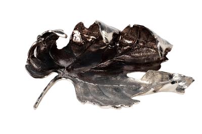 Ваза Garda Decor 71PN-2968 Блюдо декорат. металл. "Лист" хром 29*27*6см арт. 71PN-2968