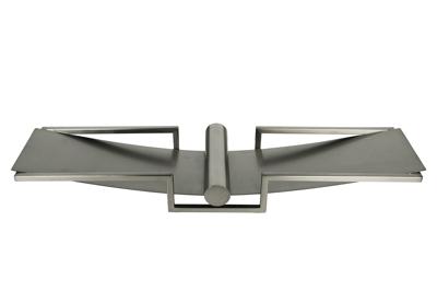 Ваза Garda Decor 58DB-08309 Декоративная ваза, цвет матовый никель 61,5*18,6*8,3см арт. 58DB-08309