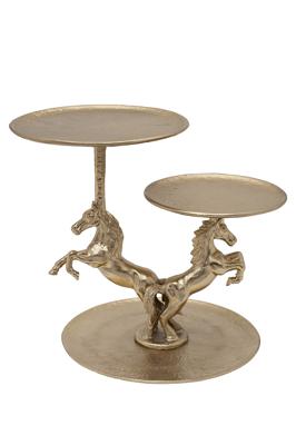 Ваза Garda Decor 69-21012 Подставка для закусок "Лошади (Horses)" металл. 39,5*30*35см арт. 69-21012
