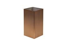 Ваза Garda Decor 58DB-28002 Ваза нерж.ст/мат.бронза 10*10*20см арт. 58DB-28002