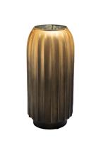 Ваза Garda Decor 71PN-52240 Ваза декоративная стекл. золотая 14,6*14,6*32см арт. 71PN-52240