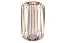 Ваза Garda Decor 55RV2946L Ваза-подсвечник декоративная металл/стекло d21*35см арт. 55RV2946L