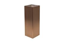 Ваза Garda Decor 58DB-18002 Ваза нерж.ст/мат.бронза 10*10*30см арт. 58DB-18002