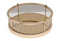 Ваза Garda Decor 2K299500-SG Поднос декоративный с золотыми бортами d35см арт. 2K299500-SG