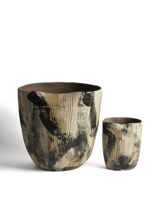 Ваза La Forma (ех Julia Grup) Коричневая керамическая ваза Dirva, 23 см арт. 481673