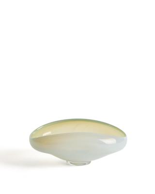 Ваза La Forma (ех Julia Grup) Ваза Nodila из белого стекла, 23 x 16,5 см арт. 481837