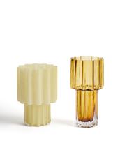 Ваза La Forma (ех Julia Grup) Желтая стеклянная ваза Cristila, 25 см арт. 482800