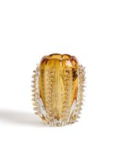 Ваза La Forma (ех Julia Grup) Оранжевая стеклянная ваза Nicora, 23 см арт. 481831