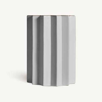 Ваза Vical Ваза Plisse Stone белая арт. 168025