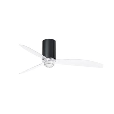 Вентилятор  Faro Потолочный вентилятор Mini Tube Fan LED черный/прозрачный 128 см арт. 104328