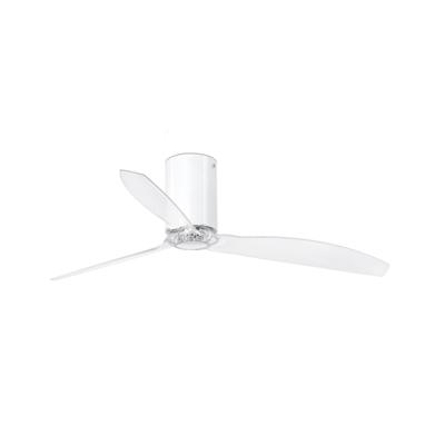 Вентилятор  Faro Ярко-белый / прозрачный потолочный вентилятор Mini Tube Fan арт. 061235