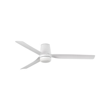 Вентилятор  Faro Потолочный вентилятор PUNT TUB M Ш1300MM белый 3 P белый LED 18W арт. 183425