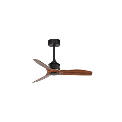 Вентилятор  Faro Потолочный вентилятор JUST FAN XS  черный/дерево Ø910mm арт. 070343