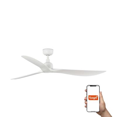 Вентилятор  Faro Потолочный вентилятор OUTWOOD Ш1500MM белый 3 PALAS IP44 TUYA арт. 220597