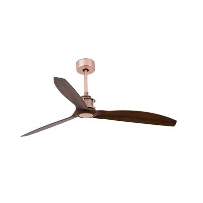 Вентилятор  Faro Потолочный вентилятор из меди / дерева Just Fan арт. 059135