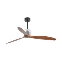 Вентилятор  Faro Потолочный вентилятор Deco Fan черный/дерево 128 см S/R арт. 105614