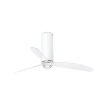Вентилятор  Faro Потолочный вентилятор Tube Fan LED белый/прозрачный арт. 107158