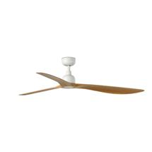 Вентилятор  Faro Потолочный вентилятор OUTWOOD L Ш1500MM белый/светлый дуб 3 PALAS IP44 арт. 220559