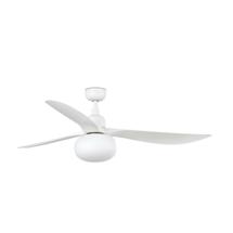 Вентилятор  Faro Потолочный вентилятор с освещением OUTWOOD Ш1500MM белый 3 PALAS IP44 1XE27 арт. 220593