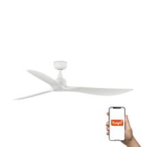 Вентилятор  Faro Потолочный вентилятор OUTWOOD Ш1500MM белый 3 PALAS IP44 TUYA арт. 220597