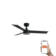 Вентилятор  Faro Потолочный вентилятор CRUISER S Ш1060MM черный 3 PALAS 18W LED DIM TUYA арт. 220417