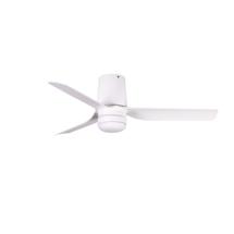 Вентилятор  Faro Потолочный вентилятор MINI PUNT TUB S Ш900mm белый 3 P белый 10W CCT арт. 183381