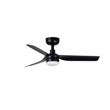Вентилятор  Faro Потолочный вентилятор MINI PUNT S Ш900mm черный 3 PALAS NEGRAS 10W CCT арт. 183347